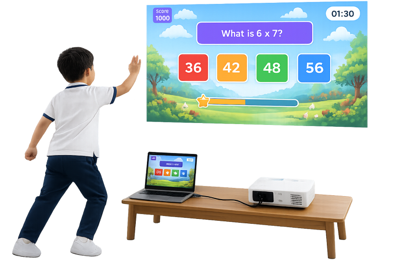 Connect to TV, mobile, or iPad